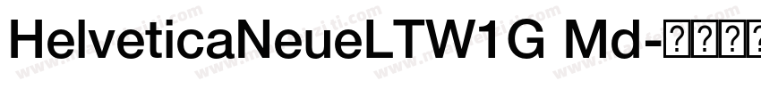HelveticaNeueLTW1G Md字体转换
